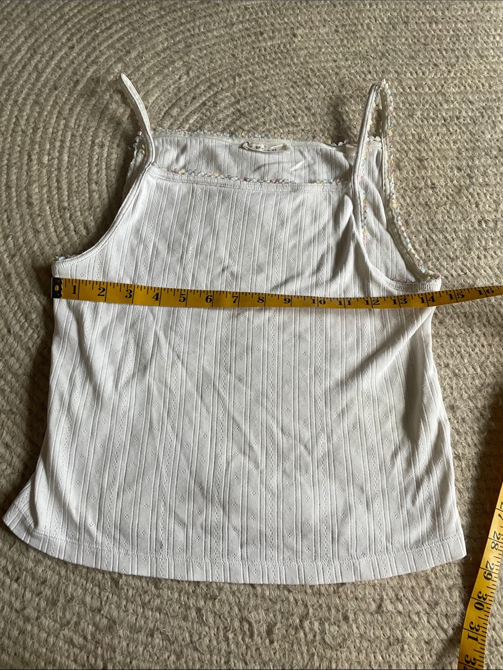 Doen pointelle tank! - Picture 2 of 9